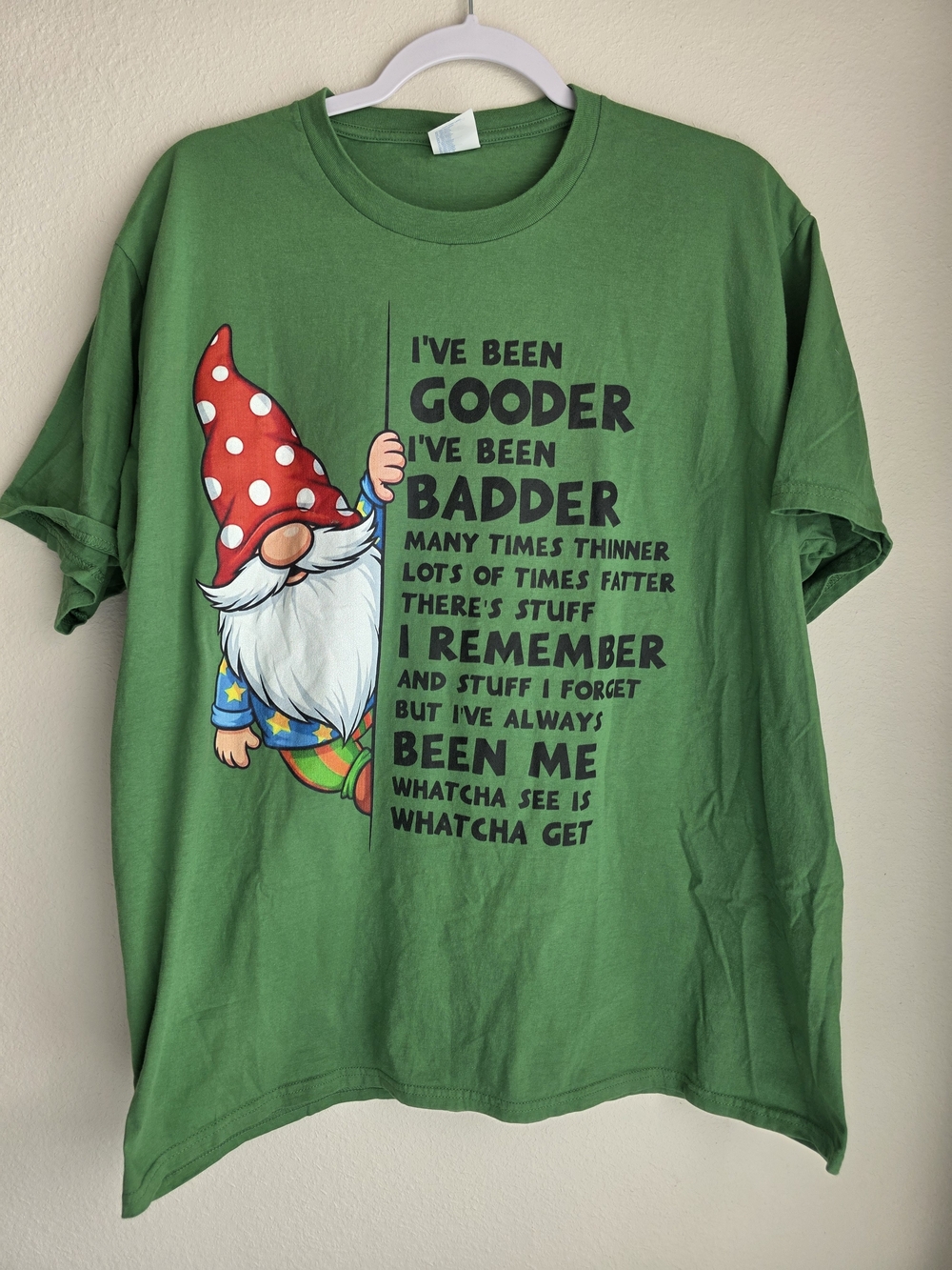 Gnome Graphic Tee - Novelty Saying